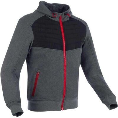 Chaqueta urbana de moto Segura Pulsor Gris/Negro - Textil Chaqueta urbana de moto Segura Pulsor Gris/Negro - Textil