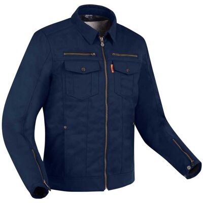 Veste textile imperméable Segura Patrol - Bleu - Publicité Veste textile imperméable Segura Patrol - Bleu - Publicité