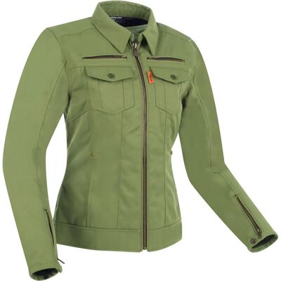 Giacca moto donna Segura Verde Marrone 38 Giacca moto donna Segura Verde Marrone 38