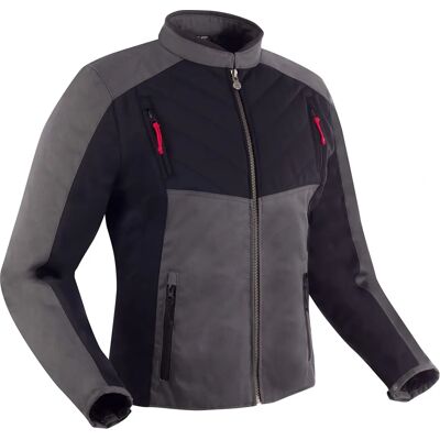 Giacca tessile impermeabile Segura Volt per moto - Grigio/Nero - XL Giacca tessile impermeabile Segura Volt per moto - Grigio/Nero - XL