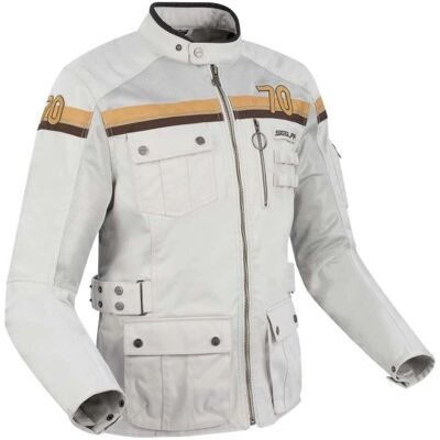 Veste Moto Segura Mojo Gris/Marron - VESTE - Publicité Veste Moto Segura Mojo Gris/Marron - VESTE - Publicité