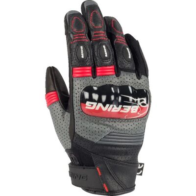 Guantes de Motociclista Bering Axel - Negro, Gris, Rojo Guantes de Motociclista Bering Axel - Negro, Gris, Rojo