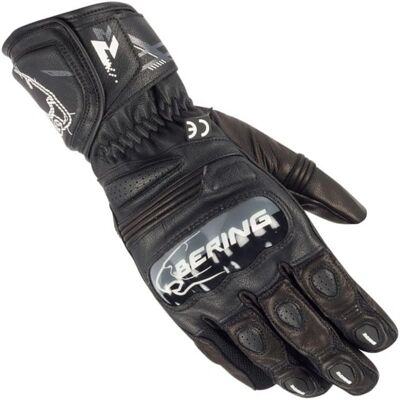 Guantes de moto Bering Snap - Negro/Blanco - Talla 8 Guantes de moto Bering Snap - Negro/Blanco - Talla 8