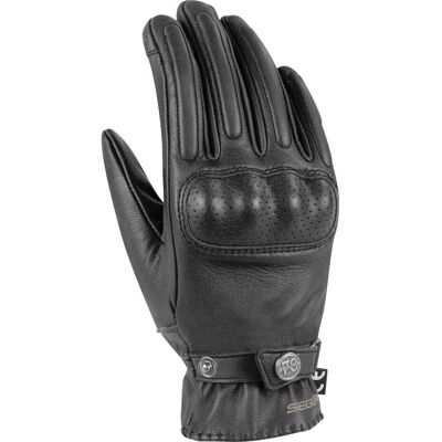 Guantes de Moto Segura Marvin - Estilo Vintage - Negro Guantes de Moto Segura Marvin - Estilo Vintage - Negro