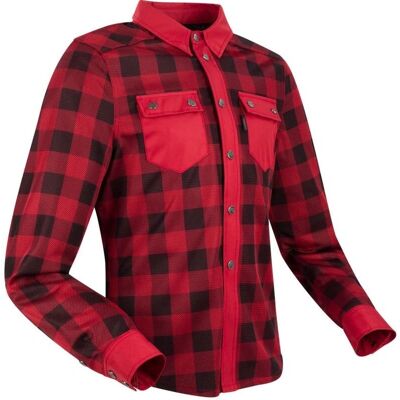 Camicia Moto Segura Jovan - Nero/Rosso - XL - Tipo di moto Camicia Moto Segura Jovan - Nero/Rosso - XL - Tipo di moto