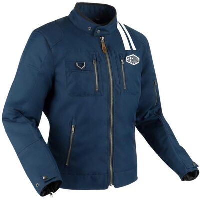Chaqueta de Moto Segura Scorpio Azul Marino y Blanco - Chaqueta de Moto Chaqueta de Moto Segura Scorpio Azul Marino y Blanco - Chaqueta de Moto