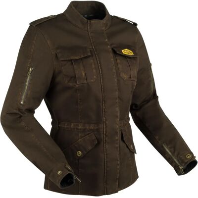 Giacca da Moto Marrone Scuro Tabata di Segura - Taglio Fit & Protezione CE Livello 1 Giacca da Moto Marrone Scuro Tabata di Segura - Taglio Fit & Protezione CE Livello 1