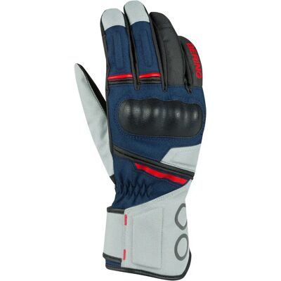 Guanti Donna Siberia Bering - Moto, Mezza Stagione, Blu/Rosso/Grigio Guanti Donna Siberia Bering - Moto, Mezza Stagione, Blu/Rosso/Grigio