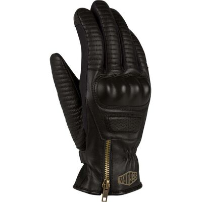 Guanti da moto Segura Synchro in pelle nera - CE/EPI Guanti da moto Segura Synchro in pelle nera - CE/EPI
