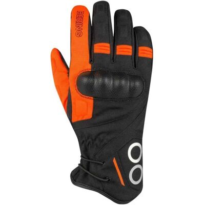 Guantes de Moto Bering Zephyr Gris/Anaranjado Guantes de Moto Bering Zephyr Gris/Anaranjado