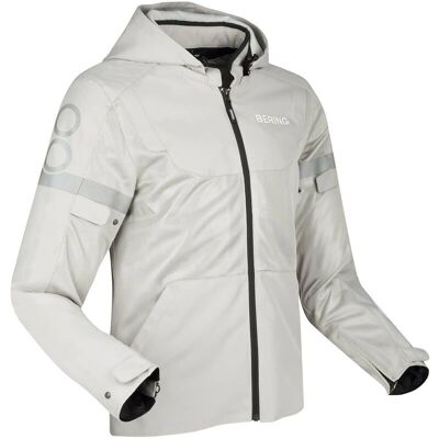 Giacca da moto Bering - Grigia - Sicurezza CE - Vestibilità Estate Giacca da moto Bering - Grigia - Sicurezza CE - Vestibilità Estate