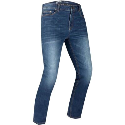 Bering Trust Straight Blau Motorradhose - CE-Zertifizierter Schutz Bering Trust Straight Blau Motorradhose - CE-Zertifizierter Schutz