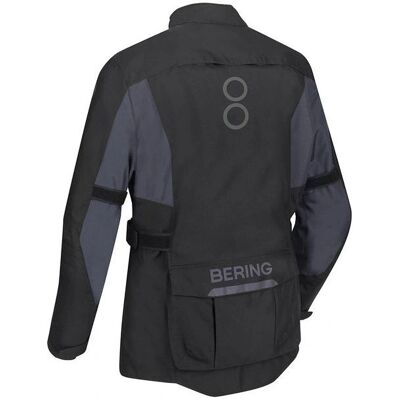 Bering Chaqueta de Moto Siberia Negro-Gris Bering Chaqueta de Moto Siberia Negro-Gris