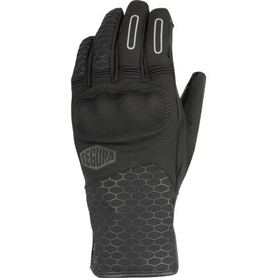 Guantes de Cuero Natcho Negro/Gris Segura - Guantes Guantes de Cuero Natcho Negro/Gris Segura - Guantes