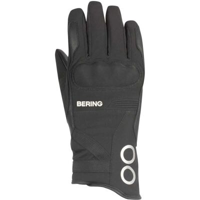 Gants moto Arctic Lady Bering - Cuir Softshell Étanche Hiver - Publicité Gants moto Arctic Lady Bering - Cuir Softshell Étanche Hiver - Publicité