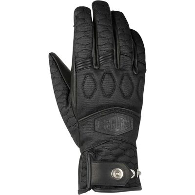 Guantes de Moto de Cuero Negro Bahía de Segura Guantes de Moto de Cuero Negro Bahía de Segura