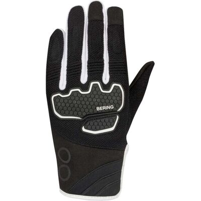 Gants Bering BREEZE Noir Blanc pour moto Gants Bering BREEZE Noir Blanc pour moto