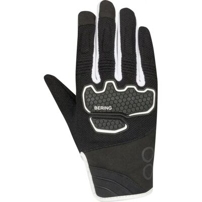 Bering LADY BREEZE - Guanti estivi moto, Pannello di ventilazione in mesh, Palma in Amara - Guanti Bering LADY BREEZE - Guanti estivi moto, Pannello di ventilazione in mesh, Palma in Amara - Guanti