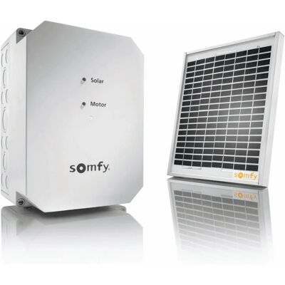 Kit di alimentazione solare Somfy 2400961 per motori di cancelli e garage Kit di alimentazione solare Somfy 2400961 per motori di cancelli e garage