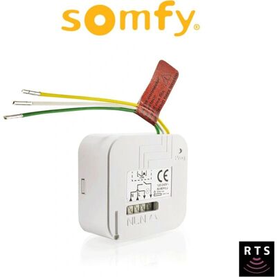 Micro-récepteur Somfy RTS - Contrôle Lumière Compact - Publicité Micro-récepteur Somfy RTS - Contrôle Lumière Compact - Publicité