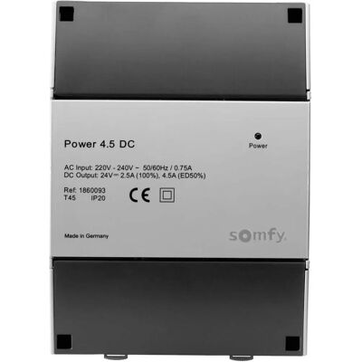 Somfy 1860093 Alimentation - 24V 4,5A - Alimentation électrique - Publicité Somfy 1860093 Alimentation - 24V 4,5A - Alimentation électrique - Publicité