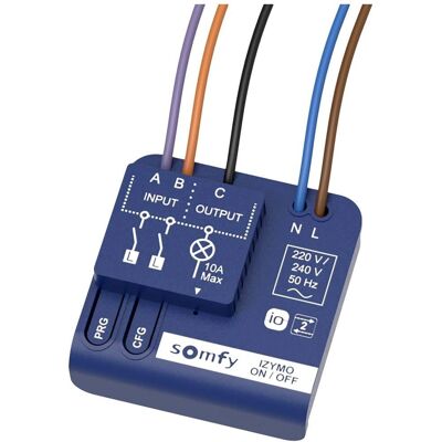Somfy 1822649 - Draadloze Verlichtingsontvanger - Blauw - Verlichtingsontvanger Somfy 1822649 - Draadloze Verlichtingsontvanger - Blauw - Verlichtingsontvanger
