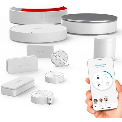 Somfy Protect Hausalarm Essential Plus - Drahtloses Verbinden - Kompatibel mit Alexa, Google, TaHoma Somfy Protect Hausalarm Essential Plus - Drahtloses Verbinden - Kompatibel mit Alexa, Google, TaHoma