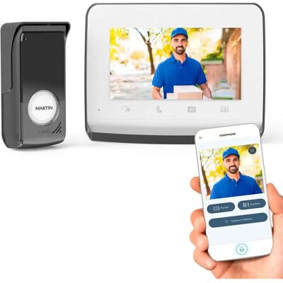 Somfy 1871265 - Video Deurtelefoon V500 Connect - Touchscreen - Nachtzicht - Bedien 5 RTS-apparaten Somfy 1871265 - Video Deurtelefoon V500 Connect - Touchscreen - Nachtzicht - Bedien 5 RTS-apparaten