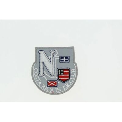 Mondial Tissus - Frou Frou - Navy - écusson thermocollant Mondial Tissus - Frou Frou - Navy - écusson thermocollant