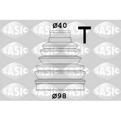 SASIC Achsmanschette Satz Radseitig 2933023 - Achsmanschette SASIC Achsmanschette Satz Radseitig 2933023 - Achsmanschette