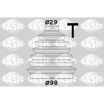 SASIC 17231k - Faltenbalg til drivaksel SASIC 17231k - Faltenbalg til drivaksel
