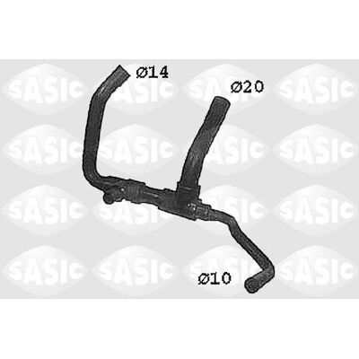 Sasic Swh4335 Kølerslange - For Renault Clio Sasic Swh4335 Kølerslange - For Renault Clio