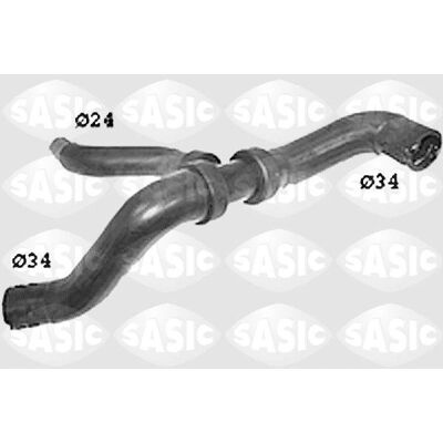 SASIC Kølerslange Fiat Punto SWH6625 - Kølerslange SASIC Kølerslange Fiat Punto SWH6625 - Kølerslange