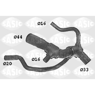 SASIC SWH6653 Tubo di Raffreddamento - Tubo del Radiatore SASIC SWH6653 Tubo di Raffreddamento - Tubo del Radiatore
