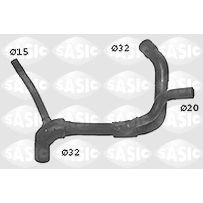 SASIC SWH6655 Radiator slange - Kjølerør for Ford Mondeo SASIC SWH6655 Radiator slange - Kjølerør for Ford Mondeo
