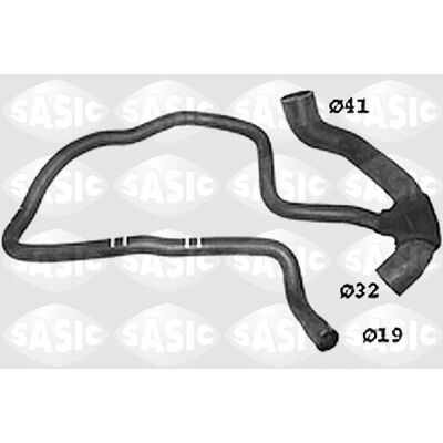 SASIC SWH6720 Radiator Slange - Corsa, Combo, Tigra SASIC SWH6720 Radiator Slange - Corsa, Combo, Tigra