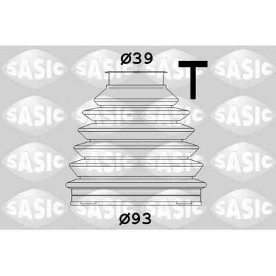 Sasic CV-velgveske sett - Passer til Citroën C4, Peugeot 307/407/607 - Termoplastisk Sasic CV-velgveske sett - Passer til Citroën C4, Peugeot 307/407/607 - Termoplastisk