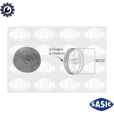 SASIC 2154003 Riemenscheibe - Renault Megane 1, Scenic - Poulie, Vilebrequin SASIC 2154003 Riemenscheibe - Renault Megane 1, Scenic - Poulie, Vilebrequin
