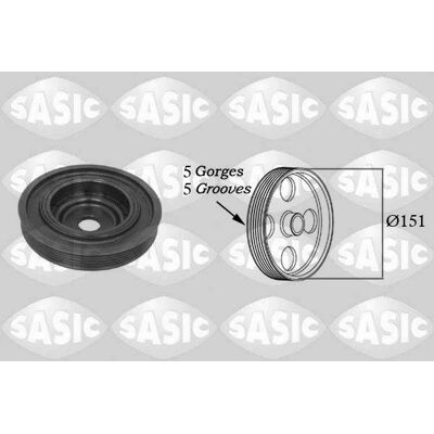 SASIC 2154008Krankleppieskive - Scenic 2, Clio 3, Megane 2 SASIC 2154008Krankleppieskive - Scenic 2, Clio 3, Megane 2