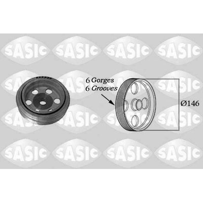 SASIC 2150016 Poulie de Timing - Pour Citroën Jumper, Peugeot Boxer, Fiat Ducato SASIC 2150016 Poulie de Timing - Pour Citroën Jumper, Peugeot Boxer, Fiat Ducato