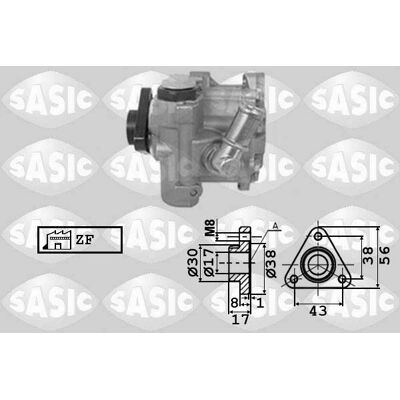 SASIC 8e0145155 Hydraulikpumpe - A4 B6 B7 SASIC 8e0145155 Hydraulikpumpe - A4 B6 B7
