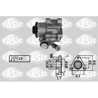 Sasic Hydraulisk servopumpe - Passer til Audi A4, Skoda Superb, VW Passat Sasic Hydraulisk servopumpe - Passer til Audi A4, Skoda Superb, VW Passat
