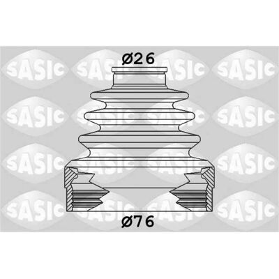 SASIC CV-joint boot - Front Axle - Renault Espace Laguna SASIC CV-joint boot - Front Axle - Renault Espace Laguna