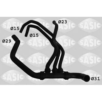 SASIC 3404032 Radiator Slange - Kølesystem SASIC 3404032 Radiator Slange - Kølesystem