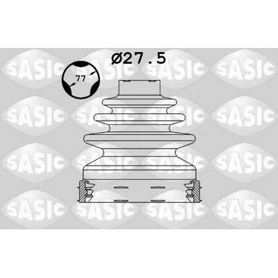SASIC Faltenbalgsatz - Eje delantero, lado de la caja - OE 7701209260 SASIC Faltenbalgsatz - Eje delantero, lado de la caja - OE 7701209260