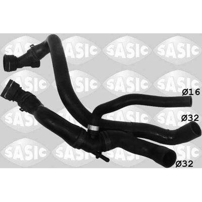 SASIC 3406119 - Kølerslange til VW Golf IV, Bora, Seat Leon, Toledo SASIC 3406119 - Kølerslange til VW Golf IV, Bora, Seat Leon, Toledo