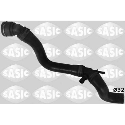 SASIC Radiator Hose - 1J0122101R - Upper Right - Durable Rubber SASIC Radiator Hose - 1J0122101R - Upper Right - Durable Rubber