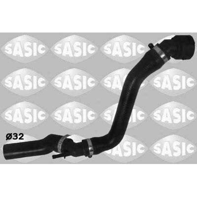 SASIC Radiator Hose - Upper Right Fit - Durable Rubber - 3406244 SASIC Radiator Hose - Upper Right Fit - Durable Rubber - 3406244