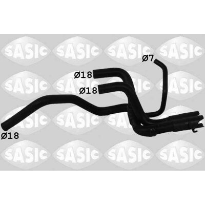 SASIC Model 3404155 - Radiator Hose for Renault Laguna 1 SASIC Model 3404155 - Radiator Hose for Renault Laguna 1