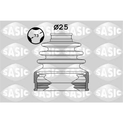 SASIC Soufflet de joint cv - Axe avant - Honda Civic Opel Corsa SASIC Soufflet de joint cv - Axe avant - Honda Civic Opel Corsa